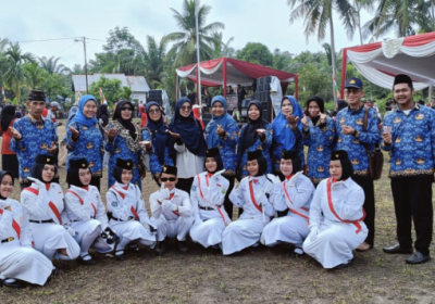 Upacara HUT RI di Desa Muara Sugih